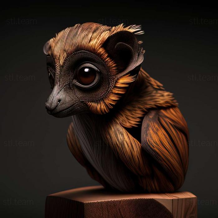 3D модель Eulemur cinereiceps (STL)